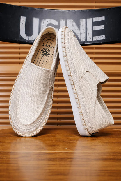 Linen Slip Casual Shoes