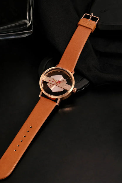 Hollow Watch Leather Strap