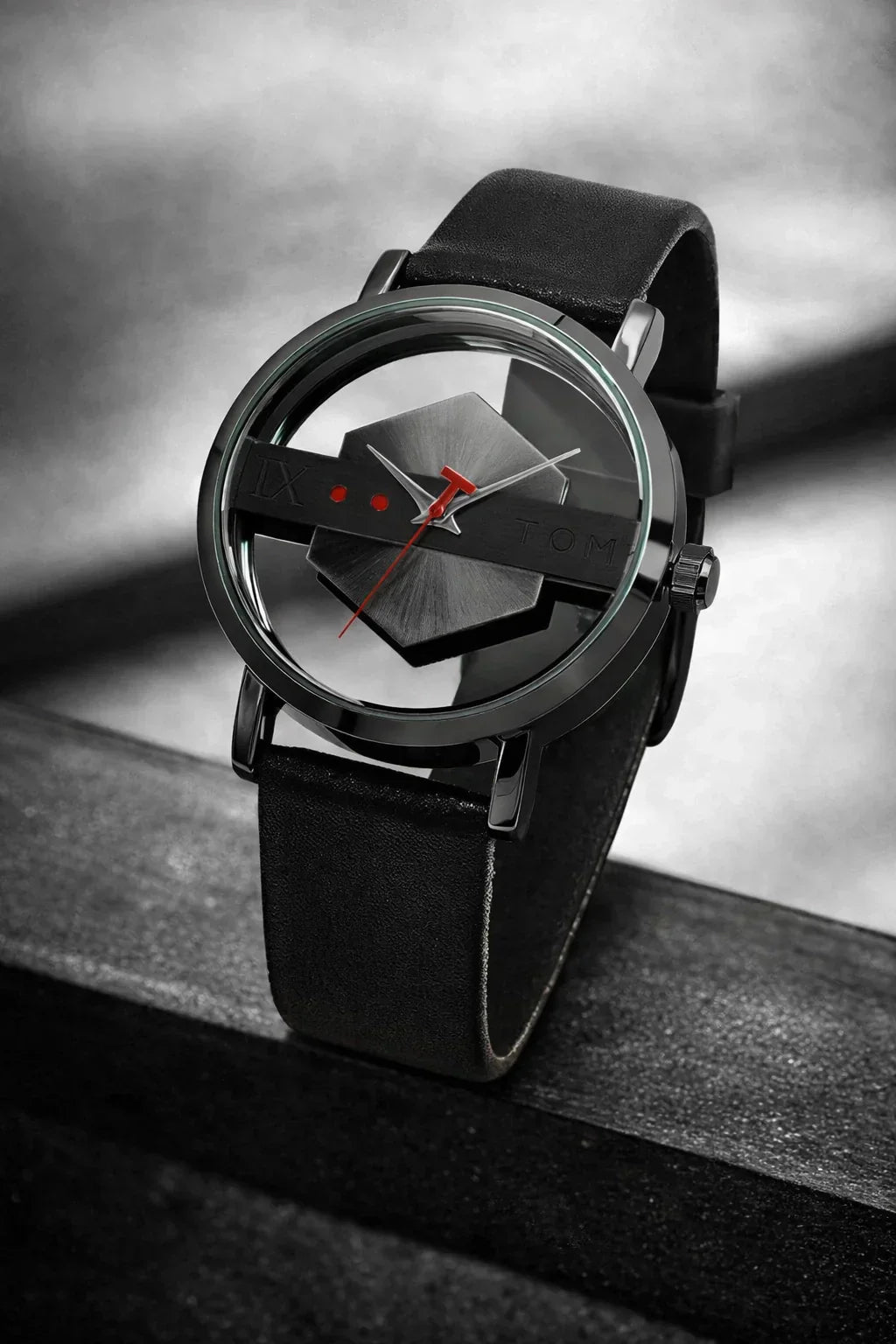 Hollow Watch Leather Strap