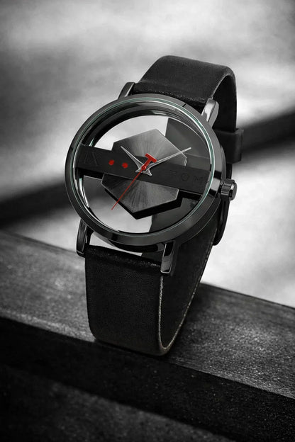 Hollow Watch Leather Strap