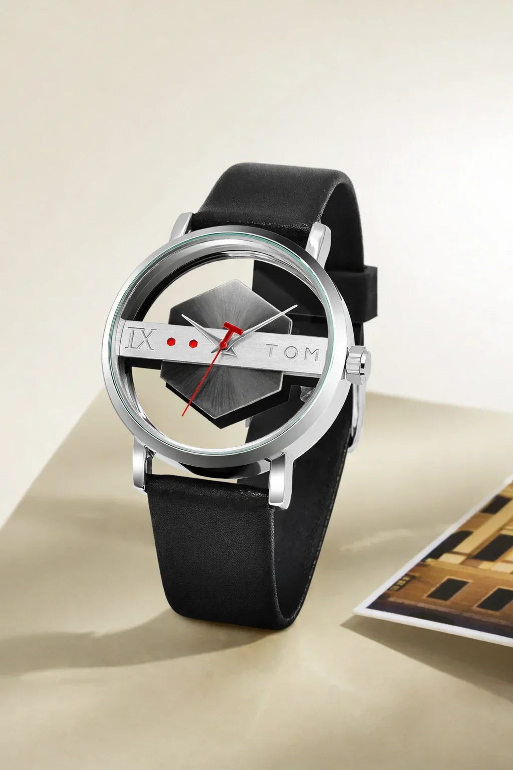 Hollow Watch Leather Strap