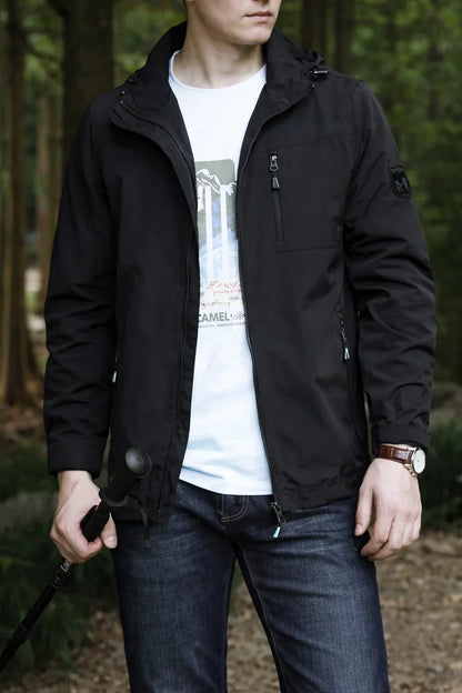 Hooded Windbreaker Jacket