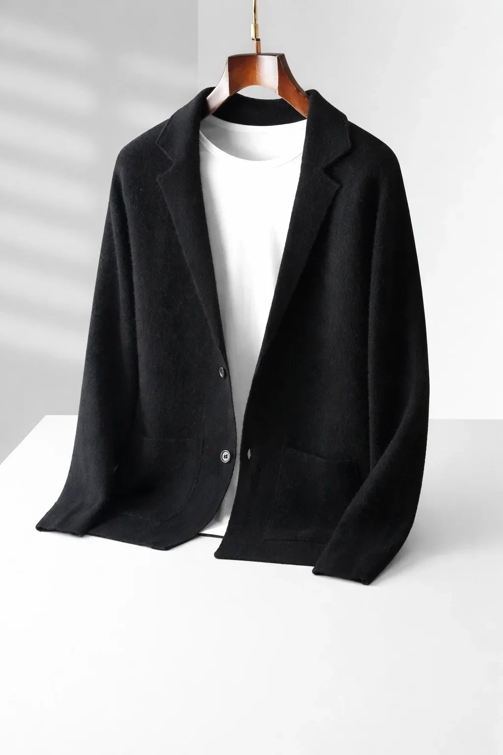 Merino Wool Button Cardigan