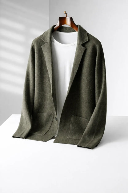 Merino Wool Button Cardigan