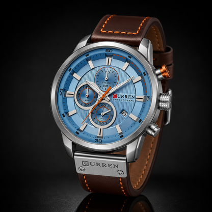 Genuine Leather Wristwatch