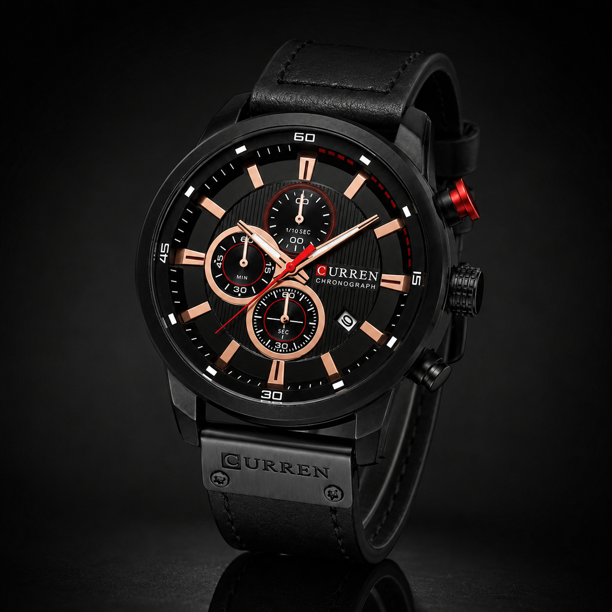 Genuine Leather Wristwatch