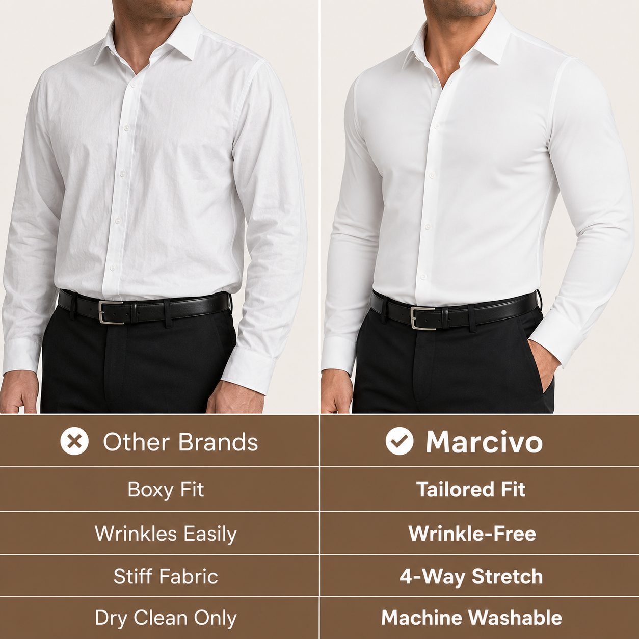Wrinkle-Free Silky Shirt