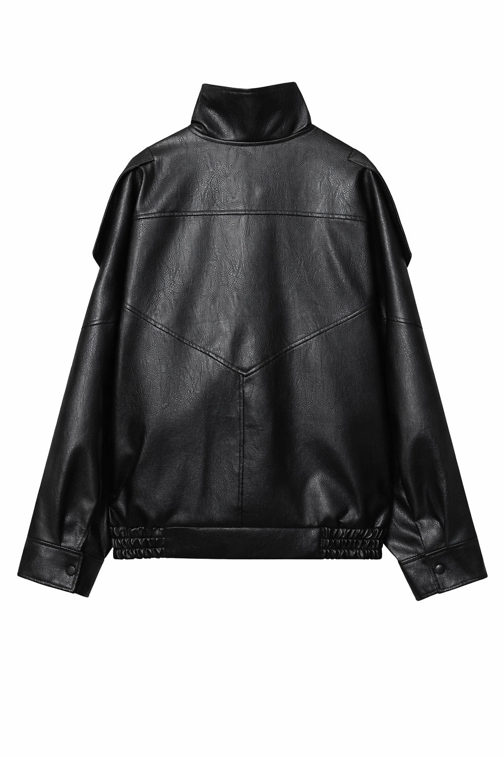 Faux Leather Moto Jacket