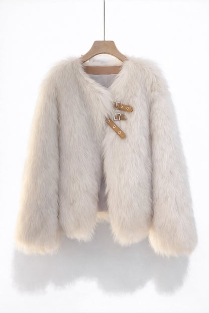 Lunaria Faux Cropped Coat