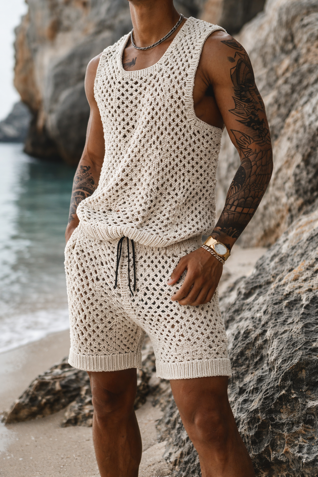 Leisure Vertical Stripe Shorts
