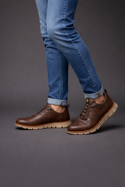 Wingtip British Oxford Shoes