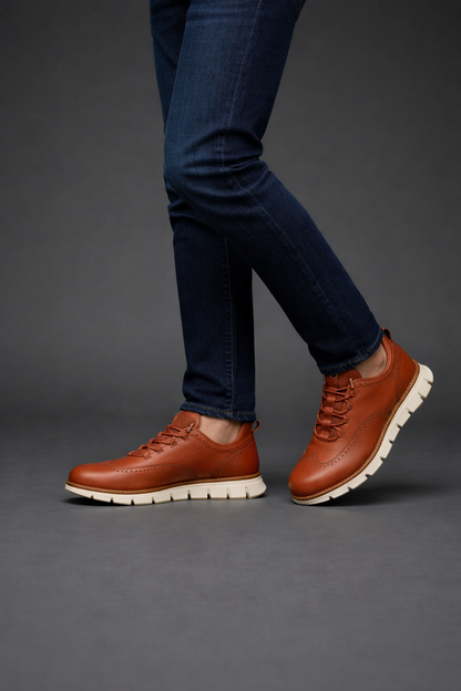 Wingtip British Oxford Shoes