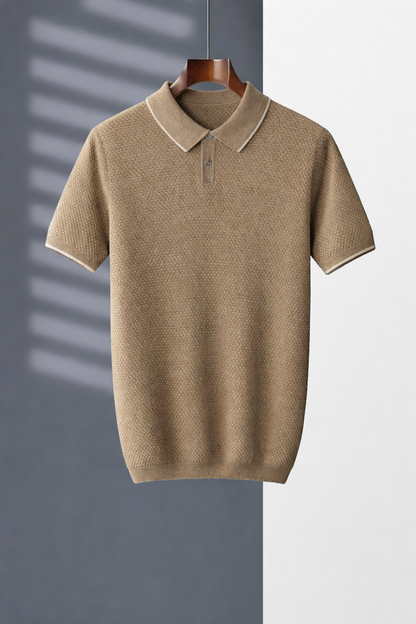 Cashmere Polo Sweater