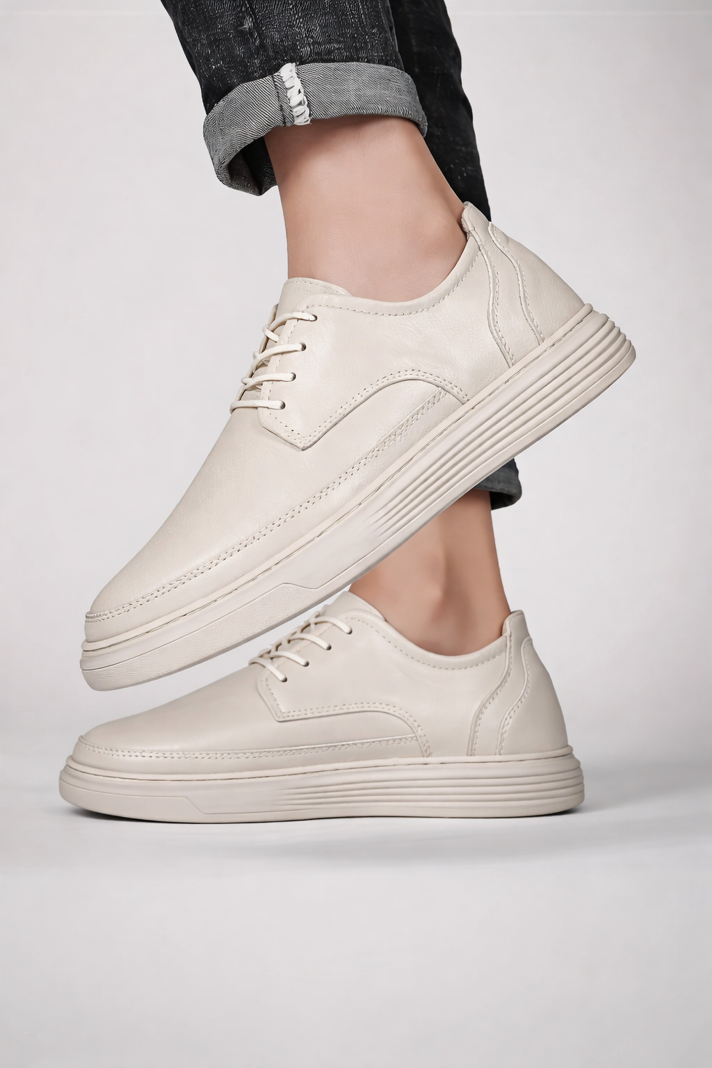 Leather Casual Oxford Shoes
