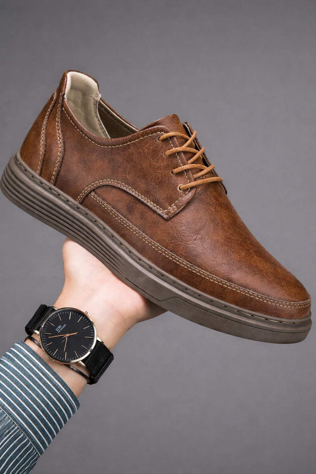 Leather Casual Oxford Shoes