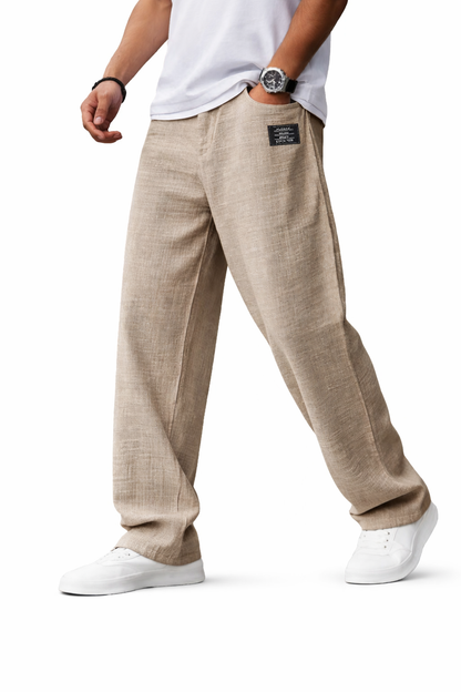Embroidered Casual Trousers