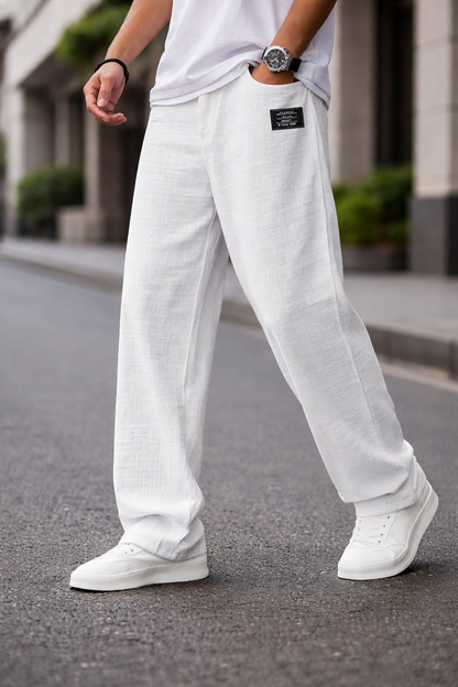 Embroidered Casual Trousers