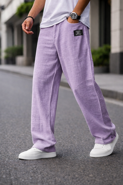 Embroidered Casual Trousers