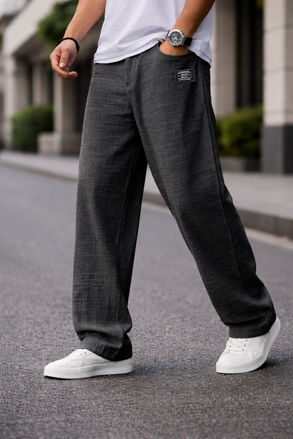 Embroidered Casual Trousers