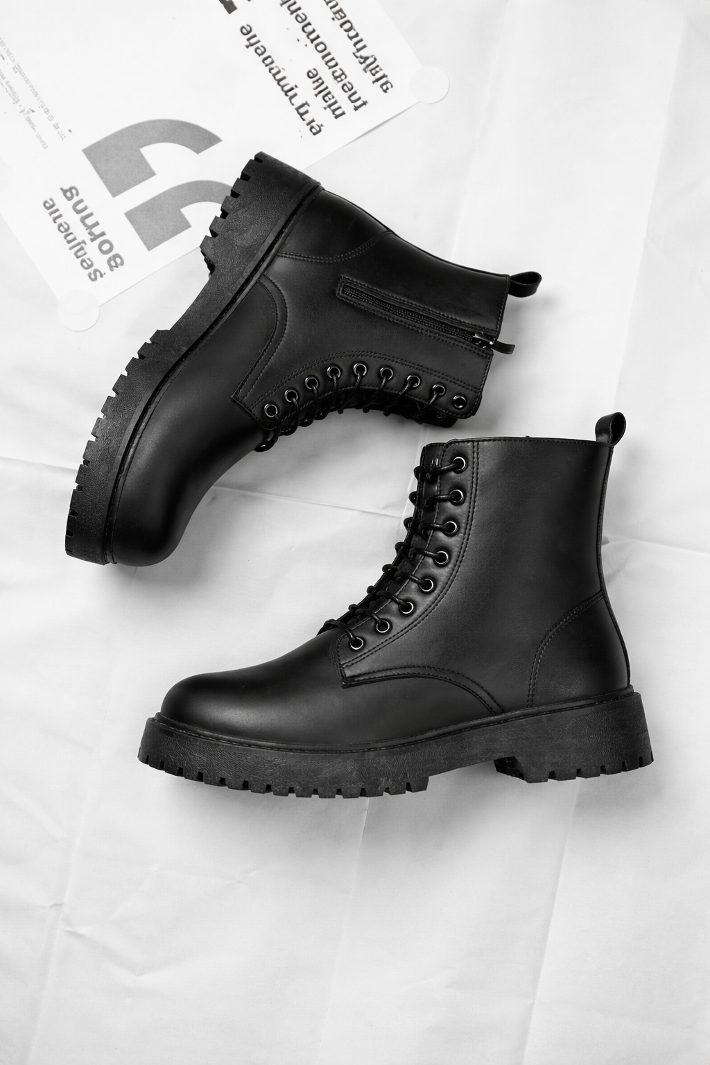 Top Leather Casual Boots