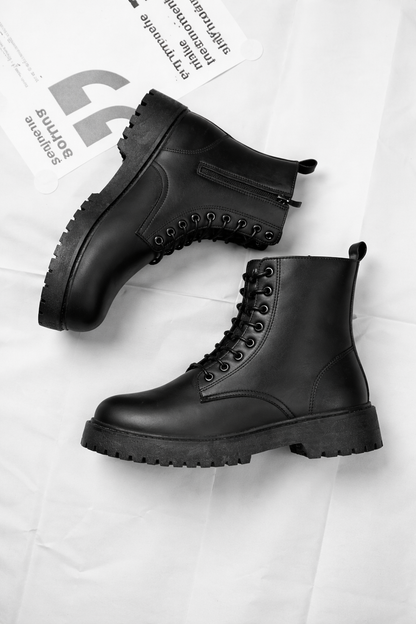 Top Leather Casual Boots