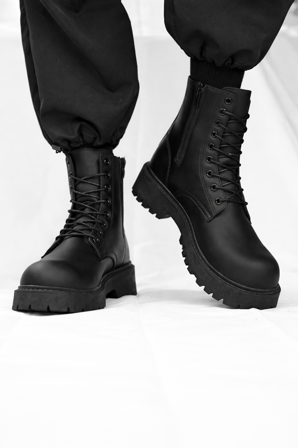 Top Leather Casual Boots