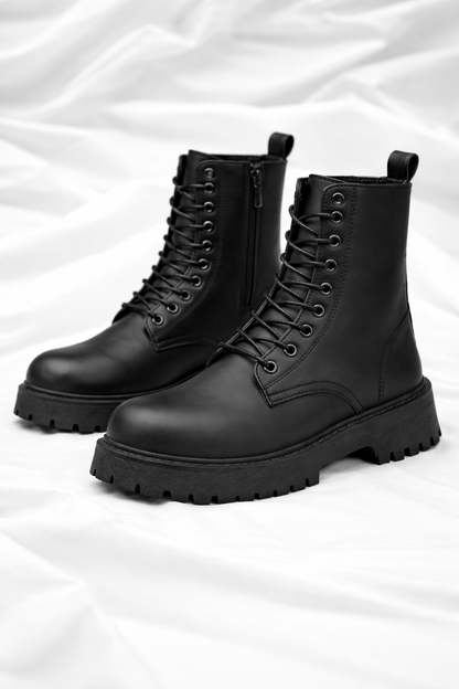 Top Leather Casual Boots