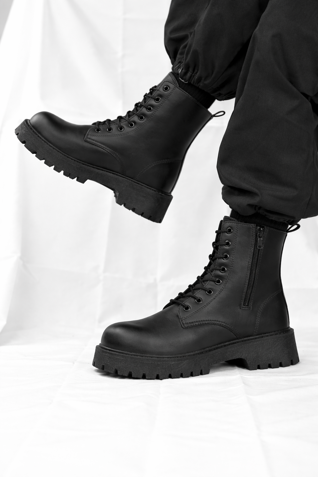 Top Leather Casual Boots