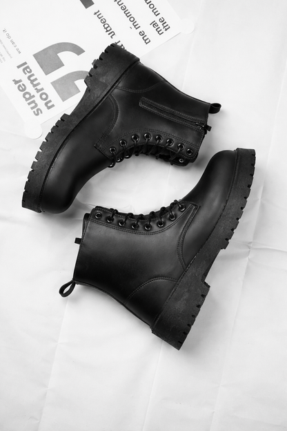 Top Leather Casual Boots