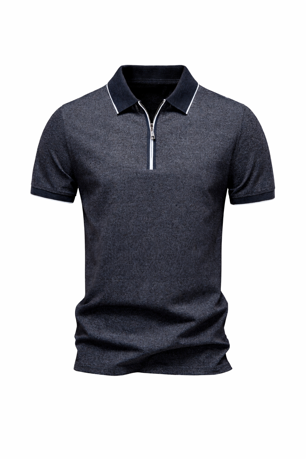 Zipper Polo Shirt