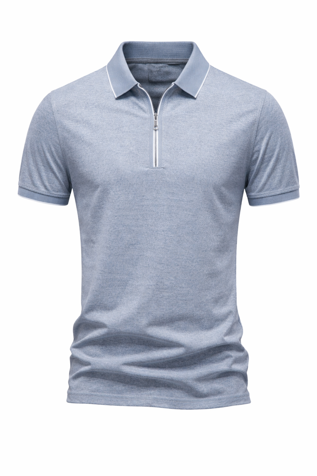 Zipper Polo Shirt