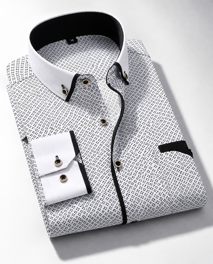 Printed Business Slim Fit Shirt