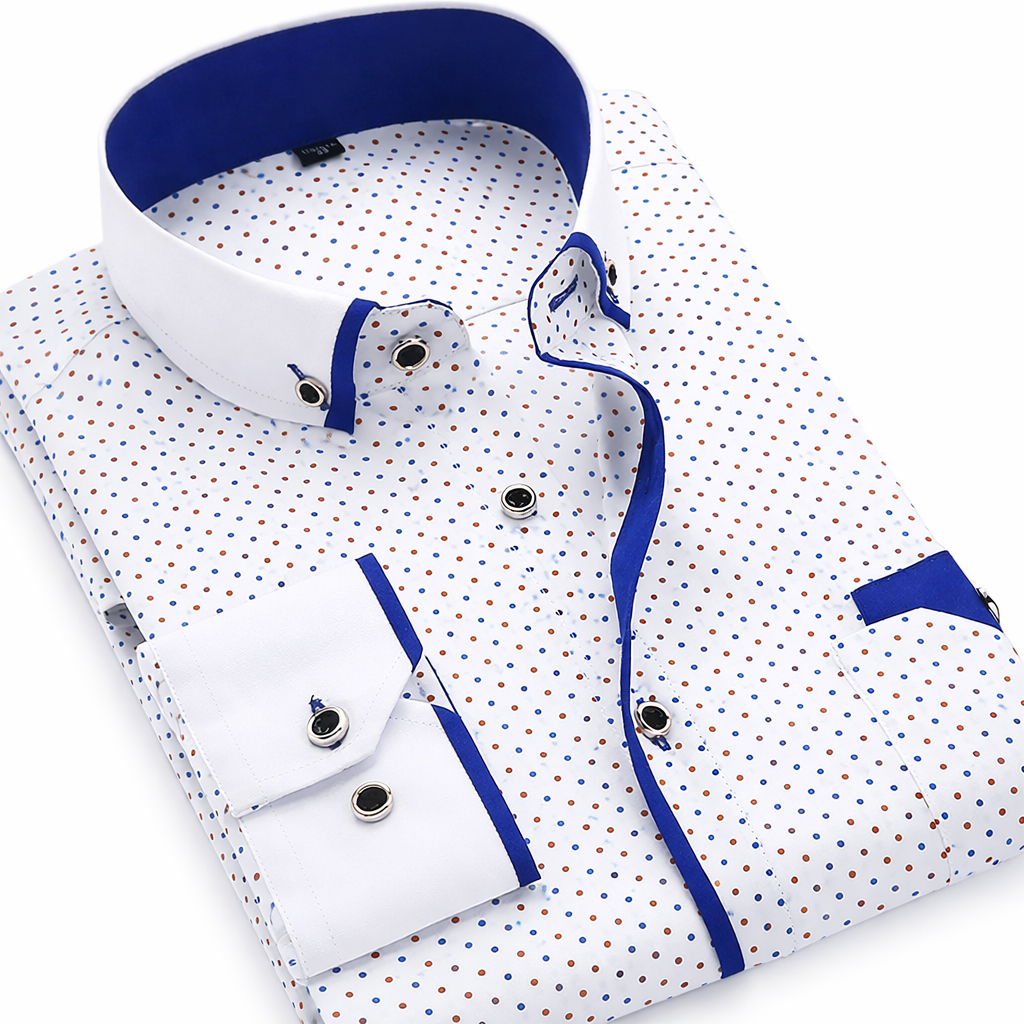 Printed Business Slim Fit Shirt