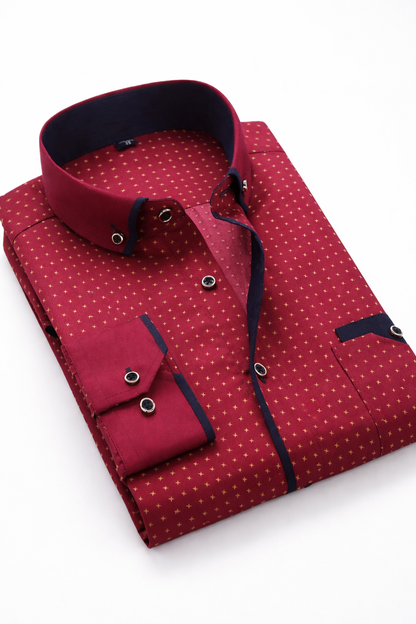 Printed Business Slim Fit Shirt