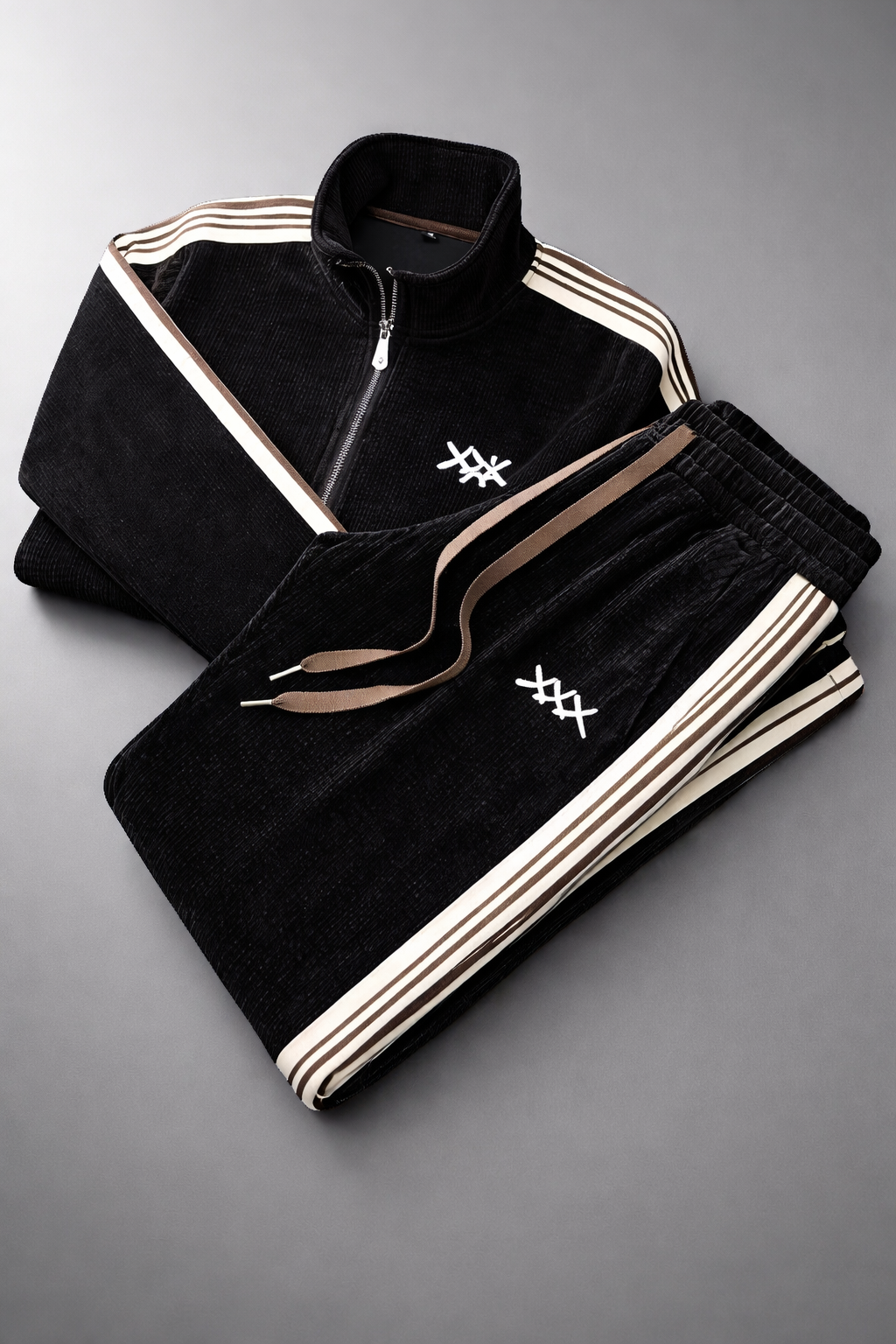 Stand Collar Casual Tracksuit