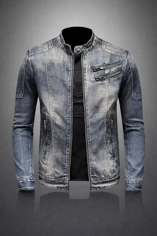 Ryder Denim Moto Jacket