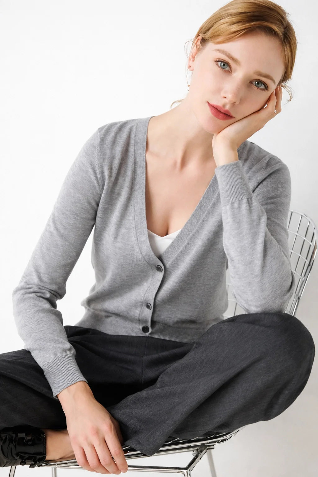 Elowen V Neck Cardigan
