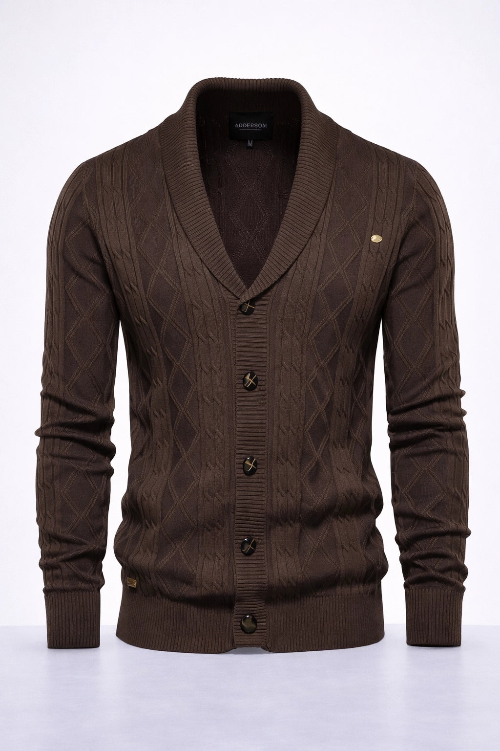 Harlington Argyle Knit Cardigan