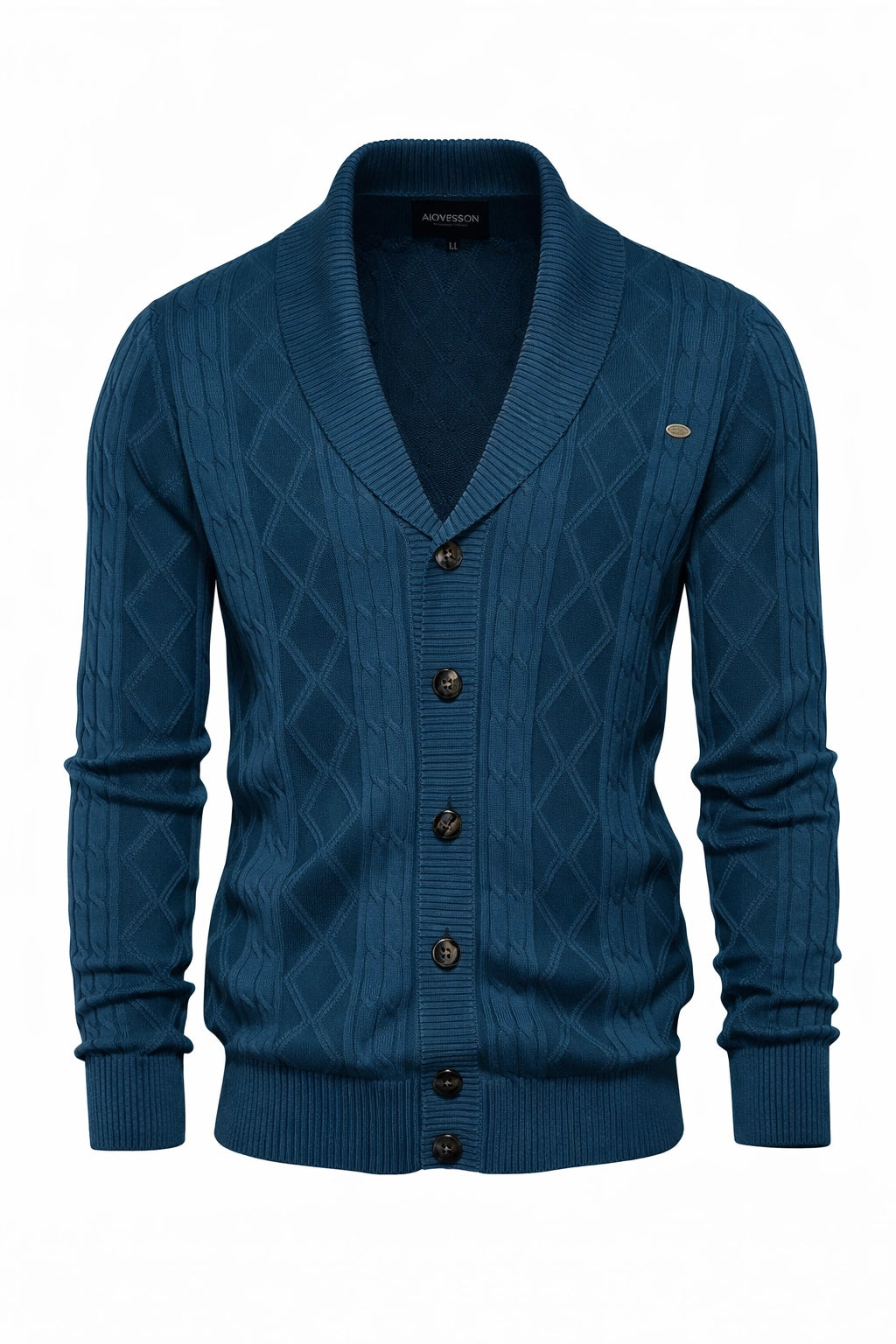 Harlington Argyle Knit Cardigan
