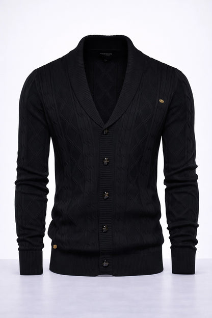 Harlington Argyle Knit Cardigan