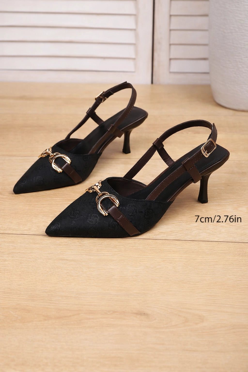 Liora Printed Buckle Sandals