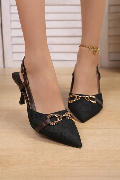 Liora Printed Buckle Sandals