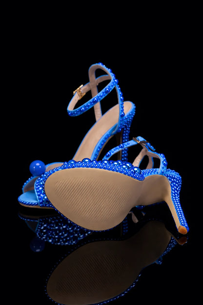 Celestia Pearl Crystal Heels