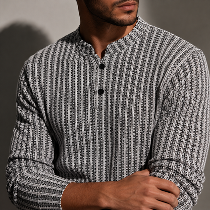 Striped Henley T-Shirt