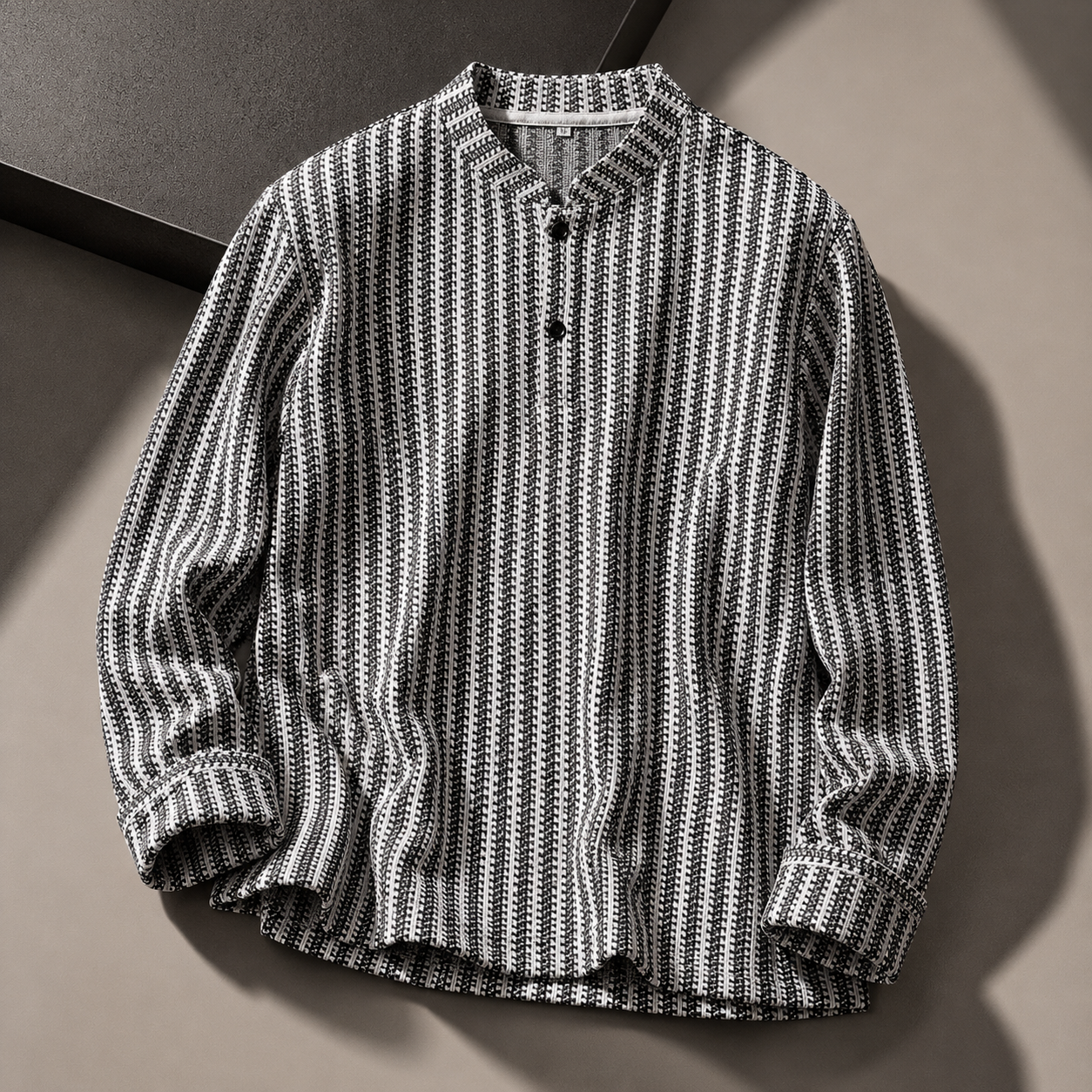 Striped Henley T-Shirt