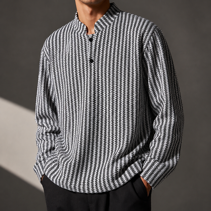 Striped Henley T-Shirt