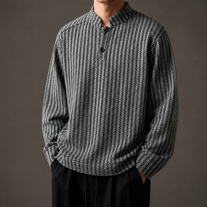 Striped Henley T-Shirt