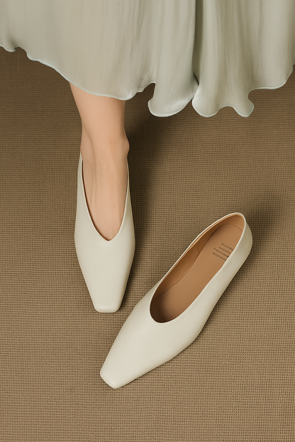 Emor Genuine Leather Flats