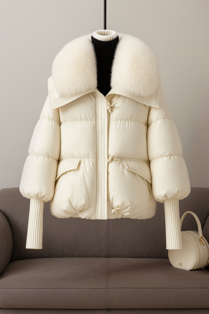 Short Lapel Winter Cotton Jacket