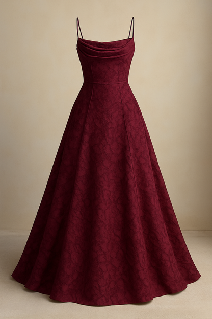 Backless Lace Up Maxi
